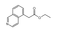 5-Isoquinolineacetic acid, ethyl ester结构式