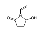 1-ethenyl-5-hydroxypyrrolidin-2-one Structure