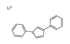 lithium,(3-phenylcyclopenta-1,4-dien-1-yl)benzene结构式