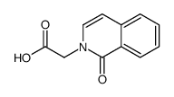 (1-Oxo-1H-isoquinolin-2-yl)-acetic acid Structure