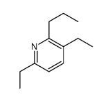3,6-diethyl-2-propylpyridine Structure