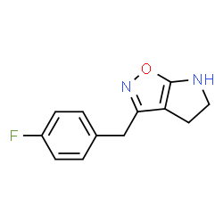 4H-Pyrrolo[3,2-d]isoxazole,3-[(4-fluorophenyl)methyl]-5,6-dihydro-(9CI) structure