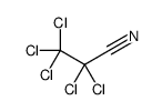 PENTACHLOROPROPIONITRILE structure