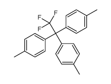 1-methyl-4-[2,2,2-trifluoro-1,1-bis(4-methylphenyl)ethyl]benzene Structure