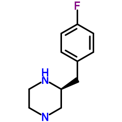 (2S)-2-(4-Fluorobenzyl)piperazine Structure