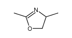 4,5-Dihydro-2,4-dimethyloxazole Structure