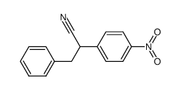 2-(4-nitrophenyl)-3-phenylpropanenitrile结构式