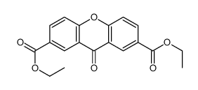 diethyl 9-oxoxanthene-2,7-dicarboxylate结构式