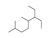 6-ethyl-2,5-dimethyloctane Structure