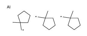 tris[(1-methylcyclopentyl)methyl]alumane结构式