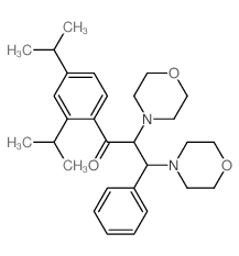 1-(2,4-dipropan-2-ylphenyl)-2,3-dimorpholin-4-yl-3-phenyl-propan-1-one picture
