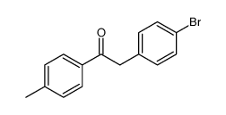 2-(4-bromophenyl)-1-(4-methylphenyl)ethanone Structure