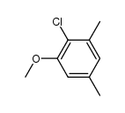 2-chloro-1-methoxy-3,5-dimethylbenzene结构式