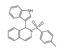 1-indol-3-yl-2-(toluene-4-sulfonyl)-1,2-dihydro-isoquinoline Structure