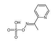 (1-pyridin-2-ylethylideneamino) hydrogen sulfate结构式