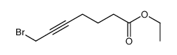 ethyl 7-bromohept-5-ynoate结构式