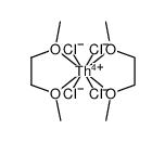 ThCl4(1,2-dimethoxyethane)2 Structure