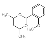 1,3-Dioxane,2-(2-methoxyphenyl)-4,6-dimethyl- picture