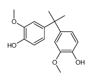 4-[2-(4-hydroxy-3-methoxyphenyl)propan-2-yl]-2-methoxyphenol结构式