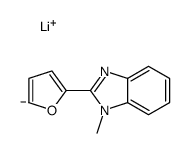 lithium,2-(2H-furan-2-id-5-yl)-1-methylbenzimidazole Structure