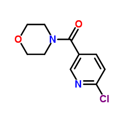 (6-氯-3-吡啶)-4-吗啉甲酮结构式