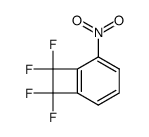 1,1,2,2-Tetrafluor-3-nitro-benzocyclobuten Structure