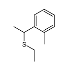 1-(1-ethylsulfanylethyl)-2-methylbenzene结构式