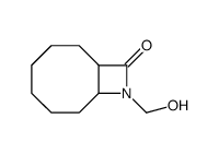 (1S,8R)-9-(hydroxymethyl)-9-azabicyclo[6.2.0]decan-10-one结构式