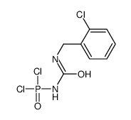 1-[(2-chlorophenyl)methyl]-3-dichlorophosphorylurea Structure