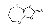 6,7-dihydro-5H-[1,3]dithiolo[4,5-b][1,4]dithiepine-2-thione结构式