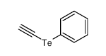 ethynyltellanylbenzene Structure