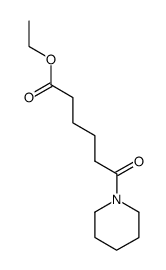 6-oxo-6-piperidin-1-yl-hexanoic acid ethyl ester Structure