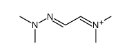 N,N,N',N'-tetramethyl-1,2,5-triaza-pentadienium cation Structure