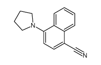 4-pyrrolidin-1-ylnaphthalene-1-carbonitrile结构式