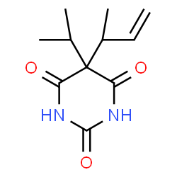 5-Isopropyl-5-(1-methyl-2-propenyl)-2,4,6(1H,3H,5H)-pyrimidinetrione Structure