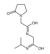 2-[[2-(2-oxopyrrolidin-1-yl)acetyl]amino]-N-propan-2-ylacetamide结构式