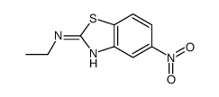 2-Benzothiazolamine,N-ethyl-5-nitro-(9CI) structure