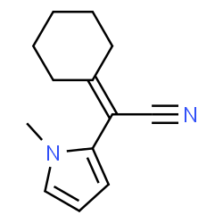 1H-Pyrrole-2-acetonitrile,-alpha--cyclohexylidene-1-methyl-(9CI) Structure