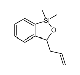 3-allyl-1,1-dimethyl-1,3-dihydrobenzo[c][1,2]oxasilole结构式