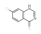 4(3H)-Quinazolinethione, 7-chloro-结构式