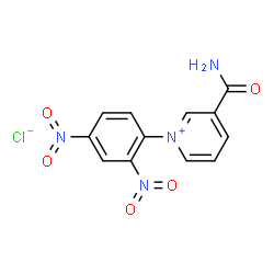 3-carbamyl-1-(2,4-dinitrophenyl)-pyridinium chloride Structure