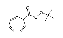 Cyclohepta-2,4,6-trien-1-percarbonsaeure-tert.butylester结构式