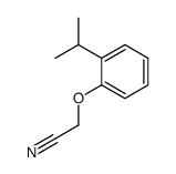 2-(2-propan-2-ylphenoxy)acetonitrile Structure