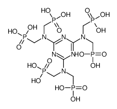 [1,3,5-Triazine-2,4,6-triyltris[nitrilobis(methylene)]]hexakis(phosphonic acid) Structure