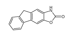 3,5-dihydro-fluoreno[2,3-d]oxazol-2-one结构式