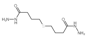 Butyricacid, 4,4'-thiodi-, dihydrazide (6CI,8CI) Structure