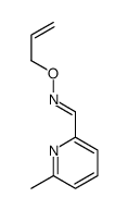 (E)-1-(6-methylpyridin-2-yl)-N-prop-2-enoxymethanimine结构式