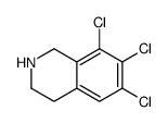 6,7,8-trichloro-1,2,3,4-tetrahydroisoquinoline结构式