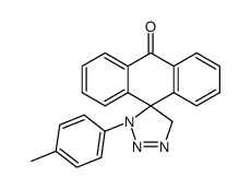 3'-(p-tolyl)-3',5'-dihydro-10H-spiro[anthracene-9,4'-[1,2,3]triazol]-10-one Structure