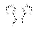N-(1,3,4-thiadiazol-2-yl)thiophene-2-carboxamide结构式